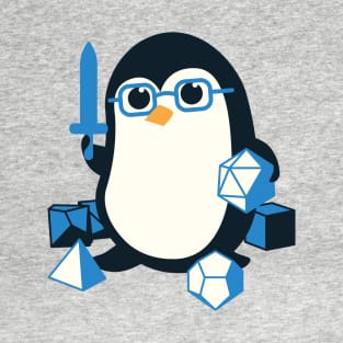 Cute Nerdy Penguin Baby T-Shirt